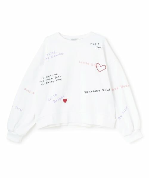 Lovetoxic / ラブトキシック スウェット | 【綿100％】リサイクルコットン飛び刺しゅうスウェット | 詳細5