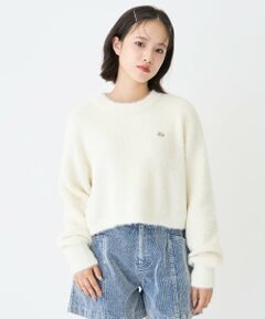 Lovetoxic / ラブトキシック ニット・セーター | インナーつきシャギークロップドニット