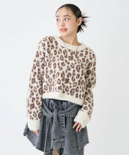 Lovetoxic / ラブトキシック ニット・セーター | インナーつきシャギークロップドニット | 詳細4