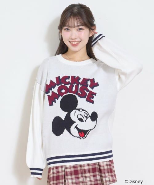 Lovetoxic / ラブトキシック ニット・セーター | 【Disney】フェイスニット | 詳細1