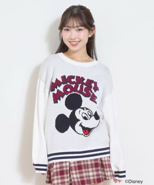 Lovetoxic / ラブトキシック ニット・セーター | 【Disney】フェイスニット（アイボリー）