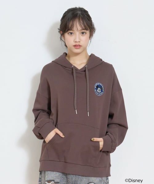 Lovetoxic / ラブトキシック パーカー | 【Disney】ルーズパーカー（茶）