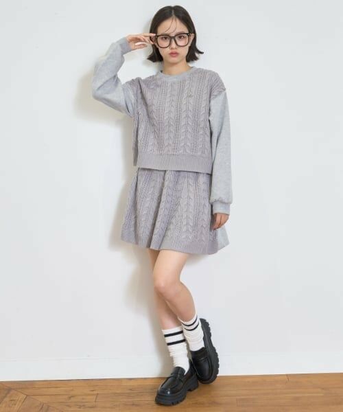 Lovetoxic / ラブトキシック カーディガン・ボレロ | ニットSETUP | 詳細4