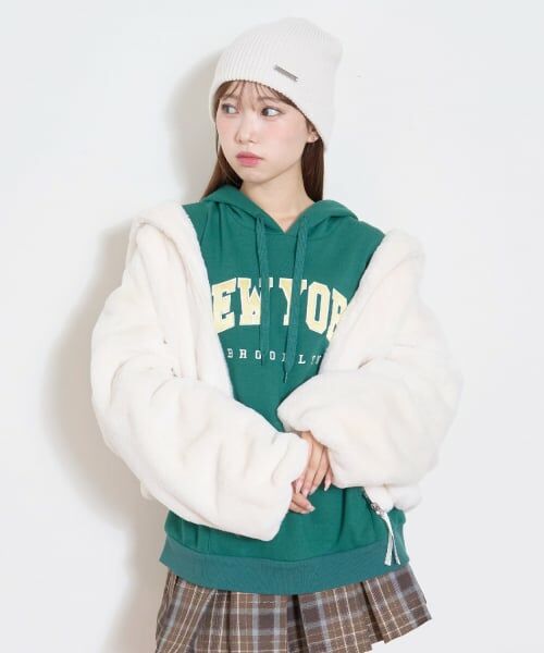 Lovetoxic / ラブトキシック ブルゾン | ファーパーカ | 詳細3