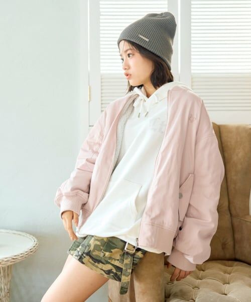 Lovetoxic / ラブトキシック ブルゾン | リバーシブルMA1 | 詳細1