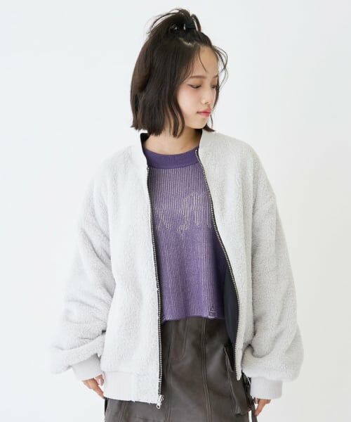 Lovetoxic / ラブトキシック ブルゾン | リバーシブルMA1 | 詳細12