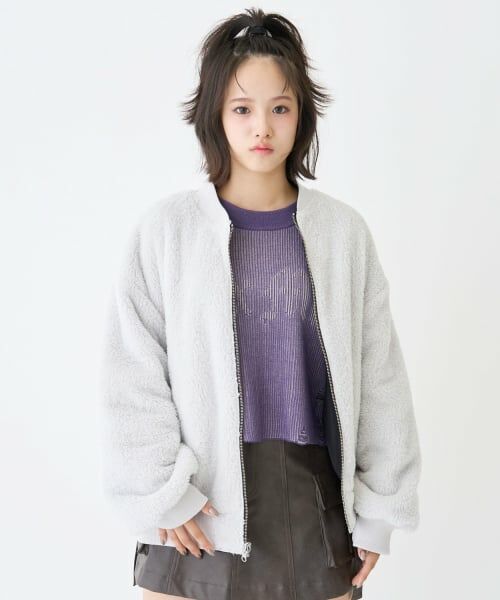 Lovetoxic / ラブトキシック ブルゾン | リバーシブルMA1 | 詳細13