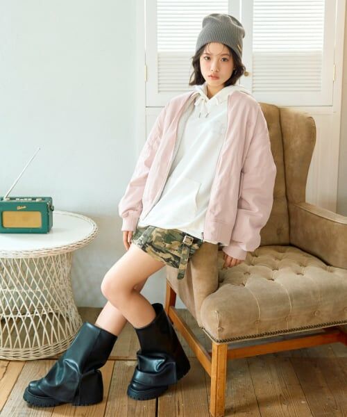 Lovetoxic / ラブトキシック ブルゾン | リバーシブルMA1 | 詳細2