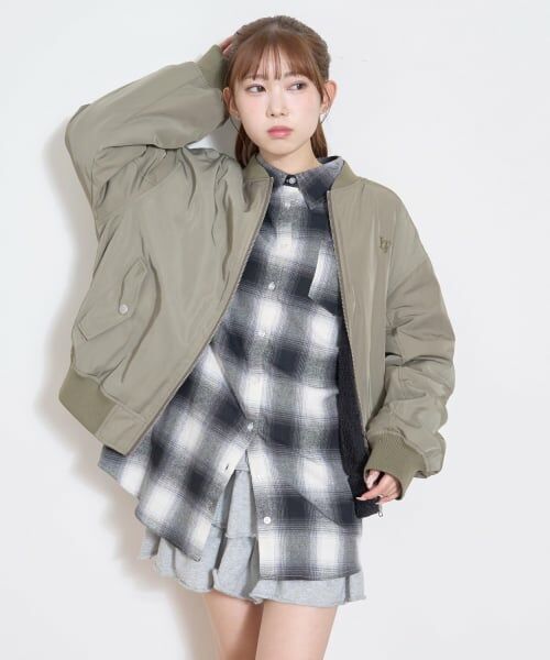 Lovetoxic / ラブトキシック ブルゾン | リバーシブルMA1 | 詳細8