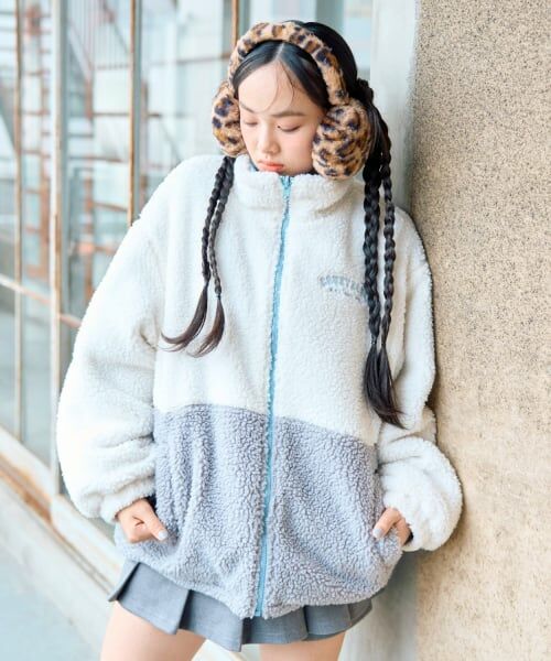 Lovetoxic / ラブトキシック ブルゾン | リバーシブルボアブルゾン | 詳細1