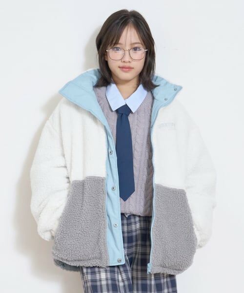 Lovetoxic / ラブトキシック ブルゾン | リバーシブルボアブルゾン | 詳細5