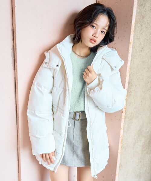 Lovetoxic / ラブトキシック ブルゾン | 袖取り外しロングブルゾン（オフ ホワイト）