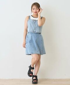 Lovetoxic / ラブトキシック キャミソール・チューブトップ | デニムスカートSETUP