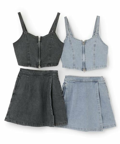 Lovetoxic / ラブトキシック キャミソール・チューブトップ | デニムスカートSETUP | 詳細14