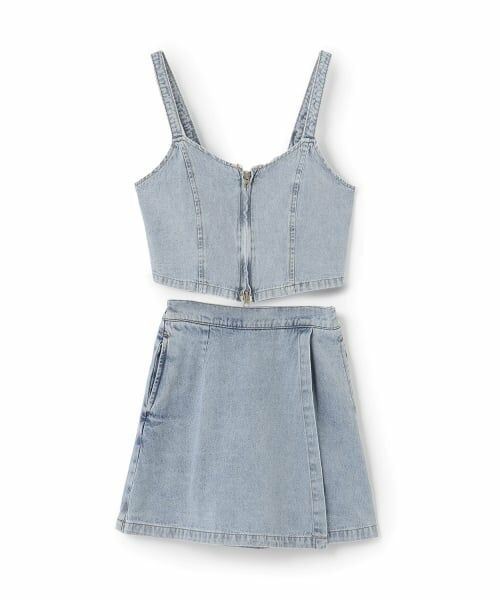 Lovetoxic / ラブトキシック キャミソール・チューブトップ | デニムスカートSETUP | 詳細15