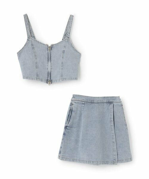 Lovetoxic / ラブトキシック キャミソール・チューブトップ | デニムスカートSETUP | 詳細2