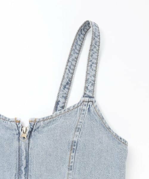 Lovetoxic / ラブトキシック キャミソール・チューブトップ | デニムスカートSETUP | 詳細5