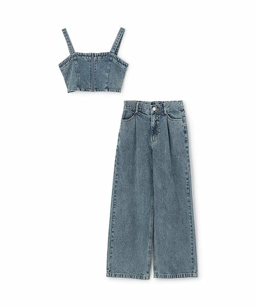 Lovetoxic / ラブトキシック その他パンツ | 【綿100％】デニムパンツセットアップ | 詳細4