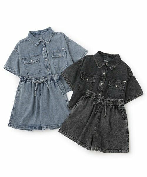 Lovetoxic / ラブトキシック シャツ・ブラウス | 【綿100％】デニム半袖シャツセットアップ | 詳細3