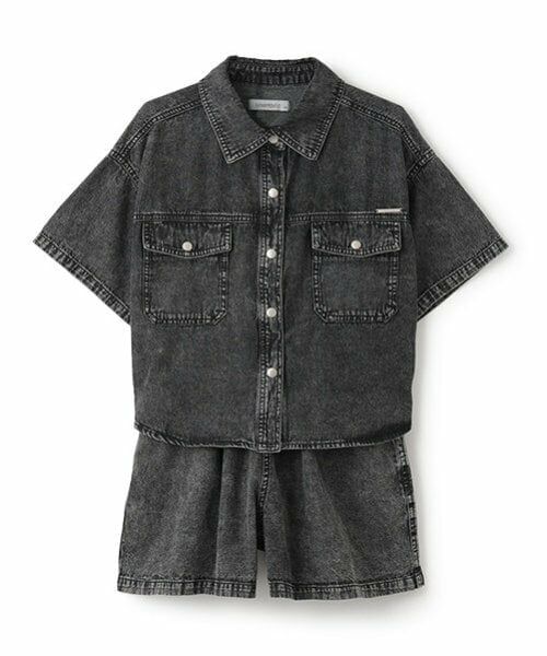 Lovetoxic / ラブトキシック シャツ・ブラウス | 【綿100％】デニム半袖シャツセットアップ | 詳細5