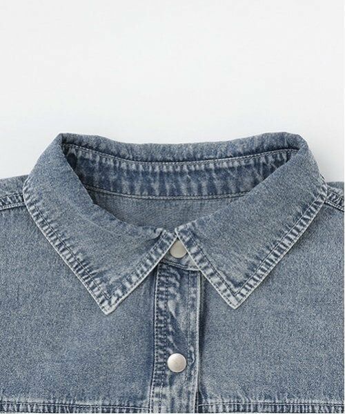 Lovetoxic / ラブトキシック シャツ・ブラウス | 【綿100％】デニム半袖シャツセットアップ | 詳細8