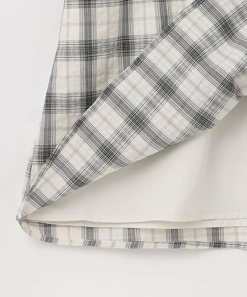 Lovetoxic / ラブトキシック ミニ丈・ひざ丈ワンピース | 【綿100％】チェックフレンチスリーブシャツワンピ | 詳細6