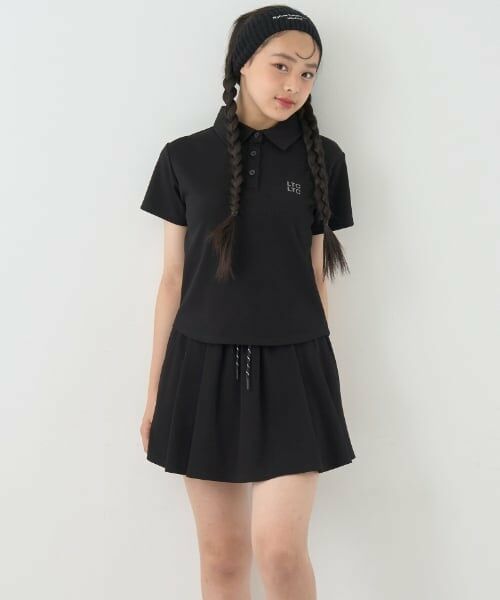 Lovetoxic / ラブトキシック ポロシャツ | ポロ・スカートセットアップ（黒）