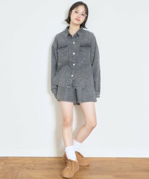 Lovetoxic / ラブトキシック シャツ・ブラウス | デニムシャツSETUP | 詳細2