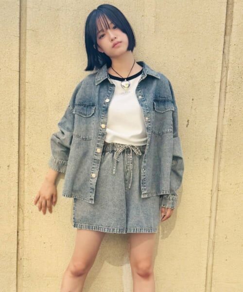 Lovetoxic / ラブトキシック シャツ・ブラウス | デニムシャツSETUP | 詳細4