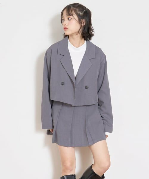 Lovetoxic / ラブトキシック ブルゾン | ジャケットSETUP（グレー）