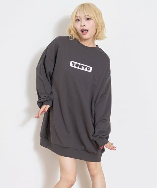 Lovetoxic / ラブトキシック ミニ丈・ひざ丈ワンピース | フォトバックプリントプルワンピース | 詳細1