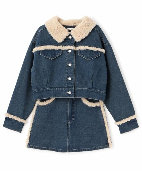 Lovetoxic / ラブトキシック ブルゾン | 裏キルトデニムセットアップ | 詳細5