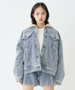 裏キルトコーデュロイブルゾン