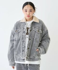 Lovetoxic / ラブトキシック ブルゾン | 裏キルトコーデュロイブルゾン