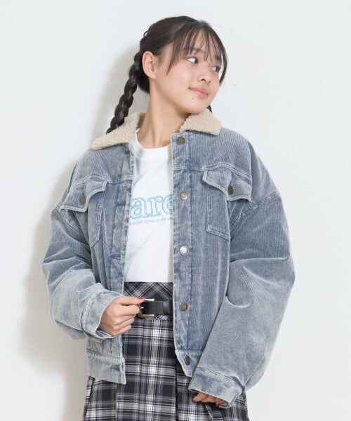 Lovetoxic / ラブトキシック ブルゾン | 裏キルトコーデュロイブルゾン | 詳細2