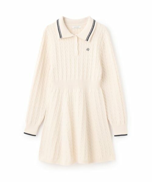 Lovetoxic / ラブトキシック ミニ丈・ひざ丈ワンピース | スタイルアップポロニットワンピース | 詳細8