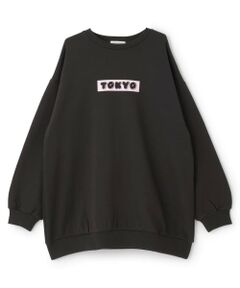 Lovetoxic / ラブトキシック ミニ丈・ひざ丈ワンピース | 【裏起毛】フォトバックチュニックワンピース