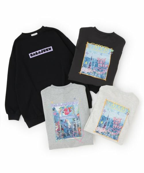 Lovetoxic / ラブトキシック ミニ丈・ひざ丈ワンピース | 【裏起毛】フォトバックチュニックワンピース | 詳細11