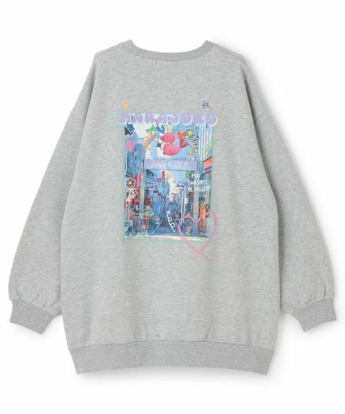 Lovetoxic / ラブトキシック ミニ丈・ひざ丈ワンピース | 【裏起毛】フォトバックチュニックワンピース | 詳細5