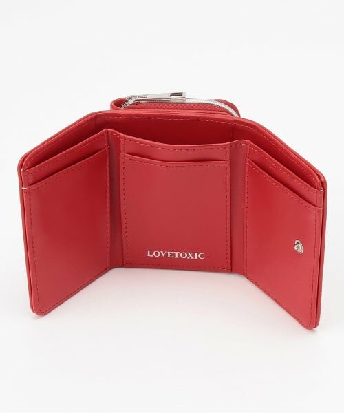 Lovetoxic / ラブトキシック 財布・コインケース・マネークリップ | ハートスタッズ３折財布 | 詳細3