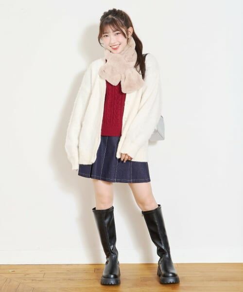 Lovetoxic / ラブトキシック マフラー・ショール・スヌード・ストール | フェイクファーマフラー | 詳細2