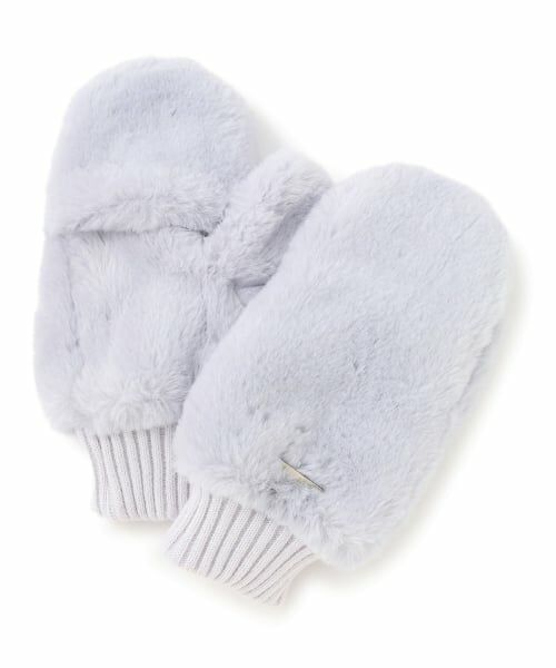 Lovetoxic / ラブトキシック 手袋 | フェイクファー手袋（サックス）