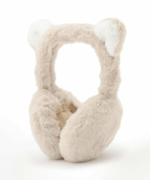 Lovetoxic / ラブトキシック ネックウォーマー・イヤーマフ | ネコミミファーイヤーマフ（ベージュ）