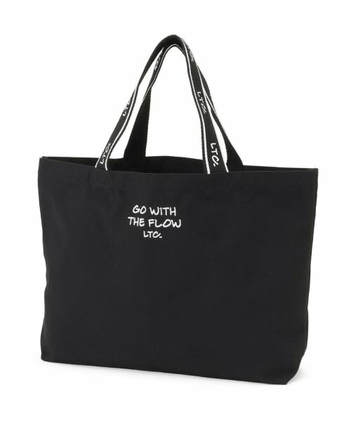 Lovetoxic / ラブトキシック トートバッグ | 【GOODPRICE】刺しゅうトートバッグ（黒）
