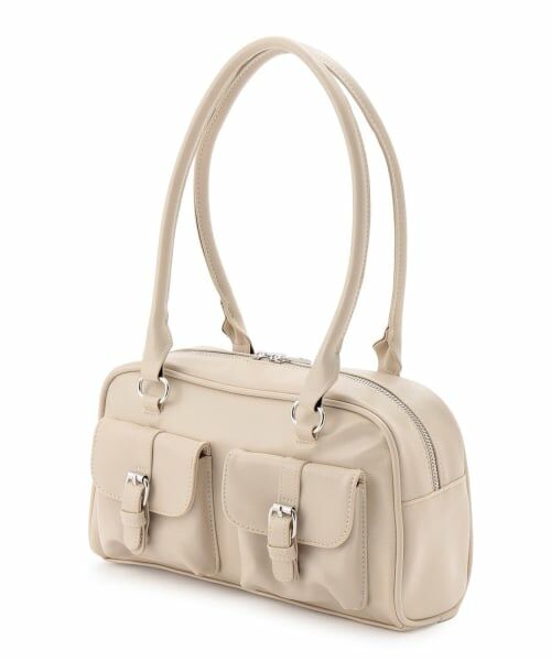 Lovetoxic / ラブトキシック ハンドバッグ | ロングハンドルボストン（アイボリー）