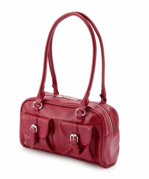 Lovetoxic / ラブトキシック ハンドバッグ | ロングハンドルボストン（赤）