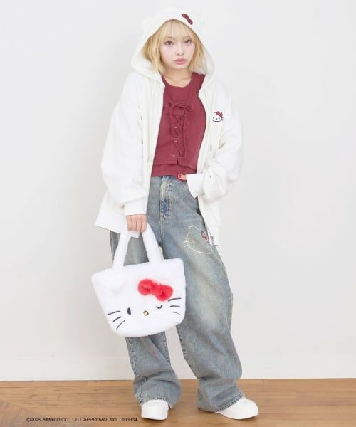 Lovetoxic / ラブトキシック トートバッグ | 【サンリオキャラクターズ】ファートートバッグ | 詳細2