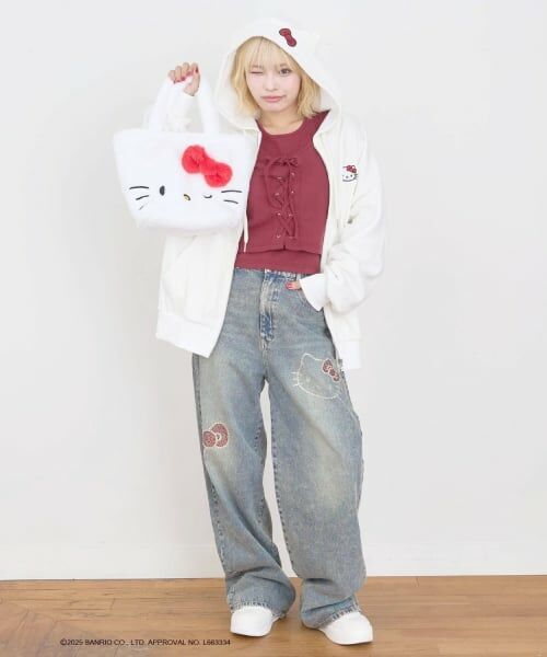 Lovetoxic / ラブトキシック トートバッグ | 【サンリオキャラクターズ】ファートートバッグ | 詳細3