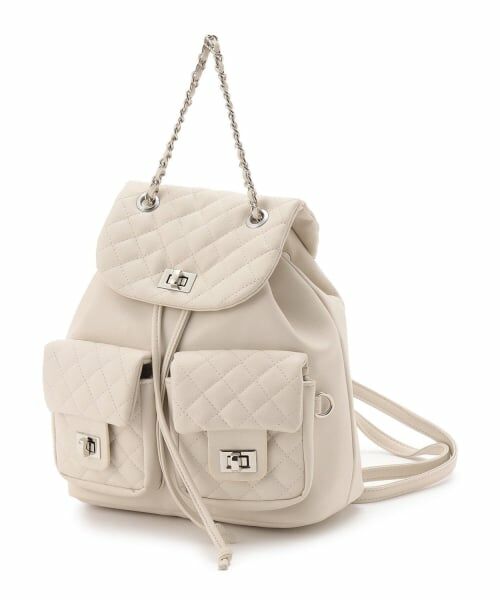 Lovetoxic / ラブトキシック リュック・バックパック | キルティングミニリュック（アイボリー）