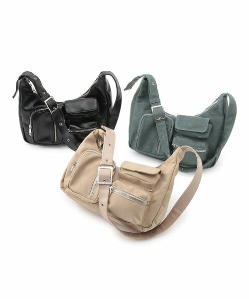 Lovetoxic / ラブトキシック ショルダーバッグ | ポケットムーンショルダー | 詳細10